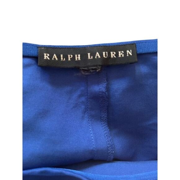 Ralph Lauren Black Label Side Zip Ankle Pants – Cobalt Blue, Size 8 - Picture 4 of 6
